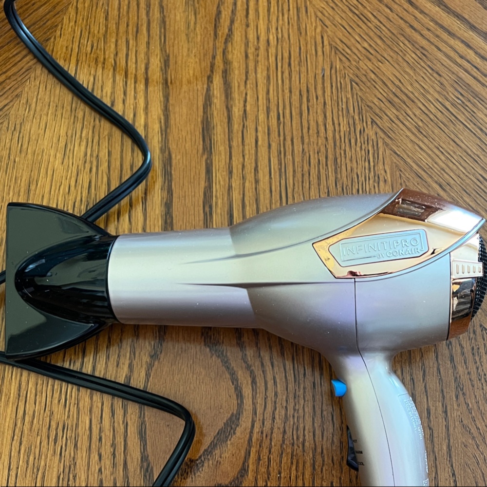 Conair InfinitiPro Hair Dryer - Silver and Black